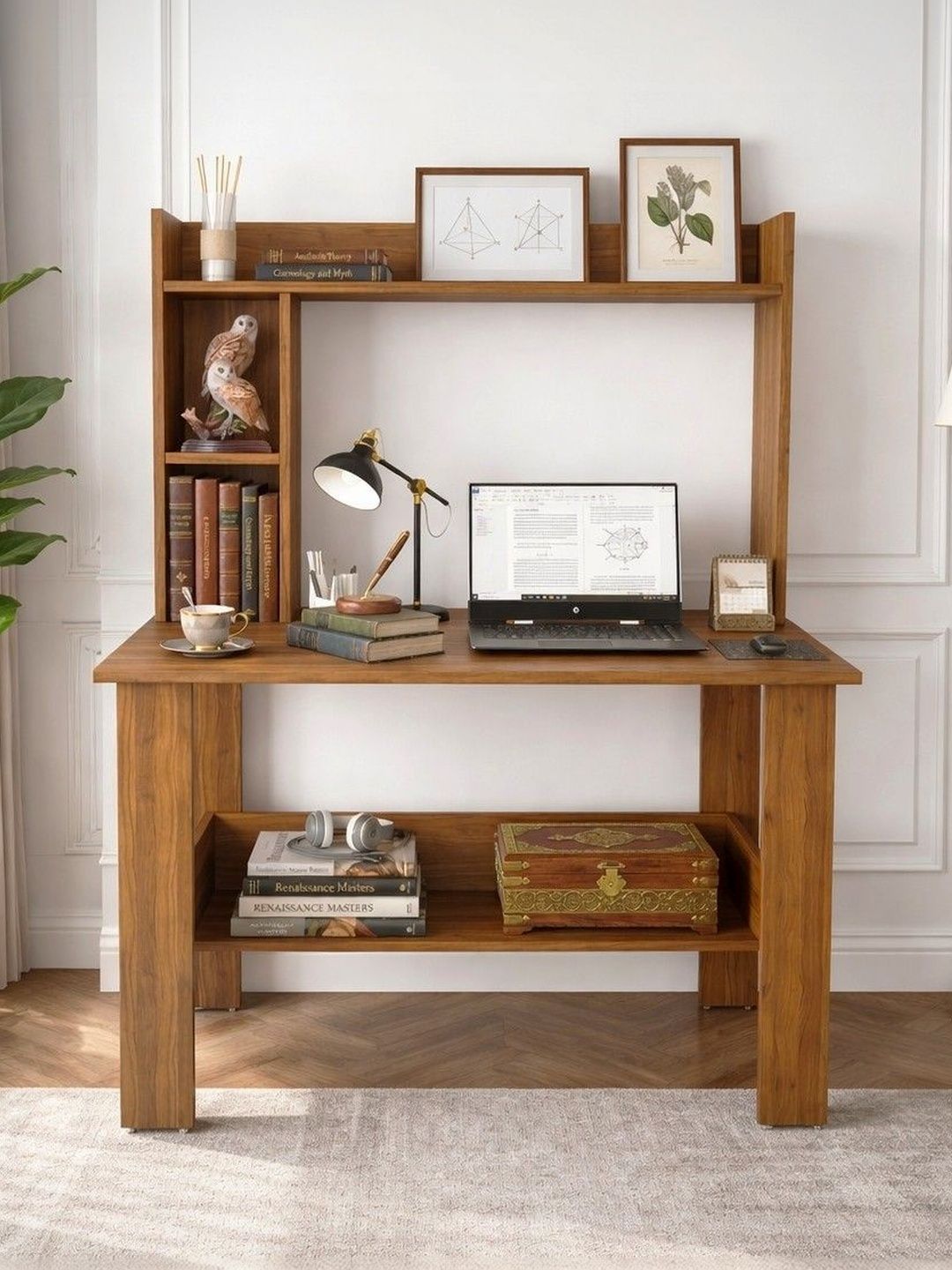 SPYDER CRAFT Engineered Wood Free Standing Study Table-picture-0