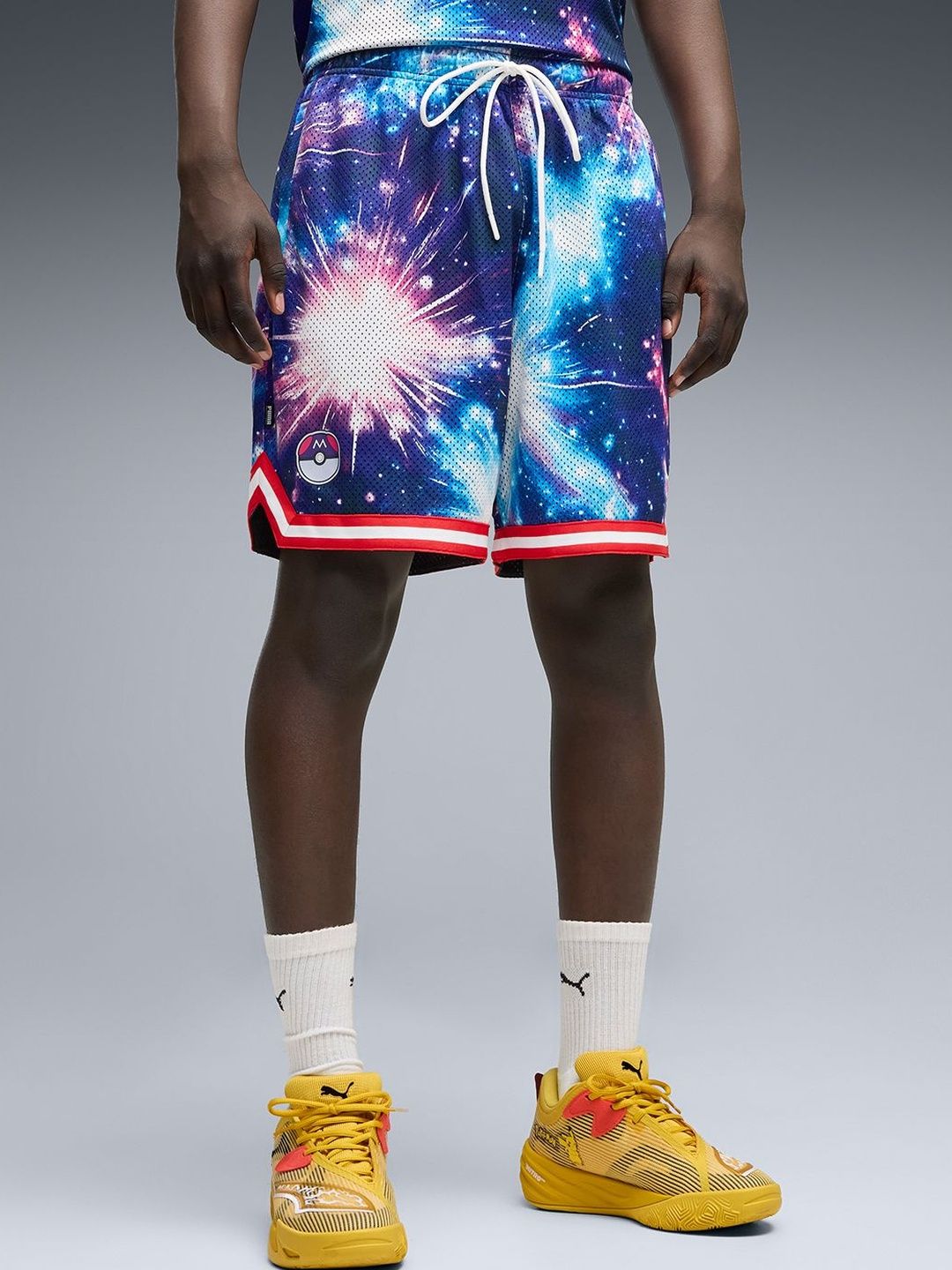 Puma x POKEMON Men's All Over Printed Basketball Shorts-image-13