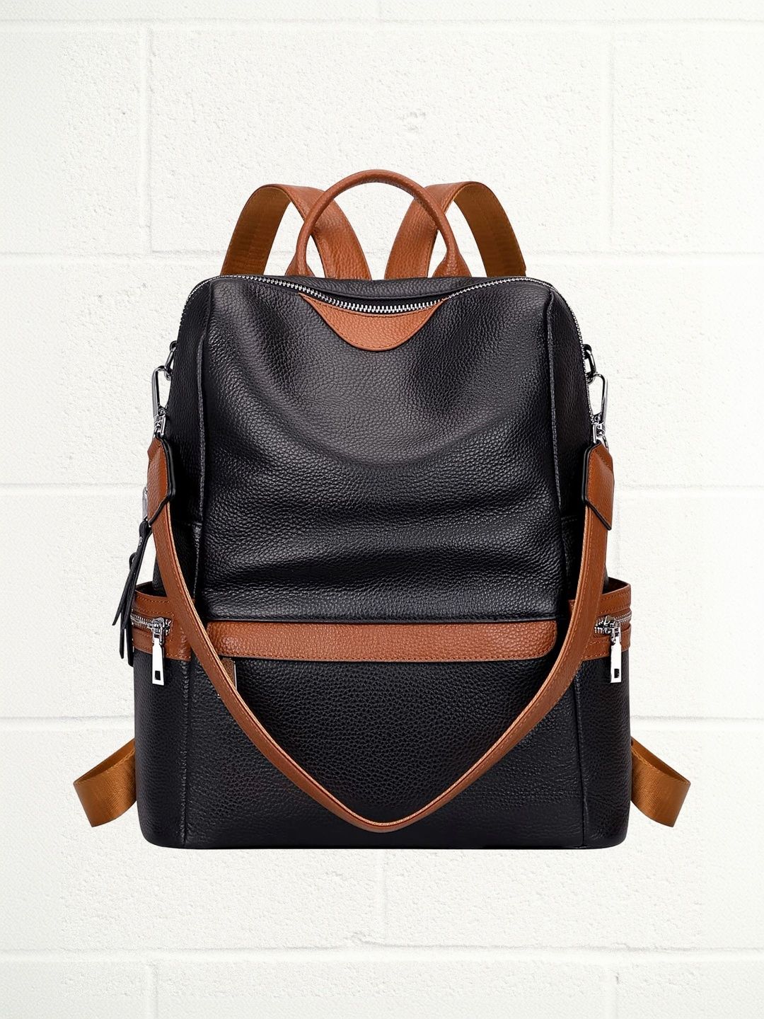 MomsyStore Women Colourblocked Backpack-image-44