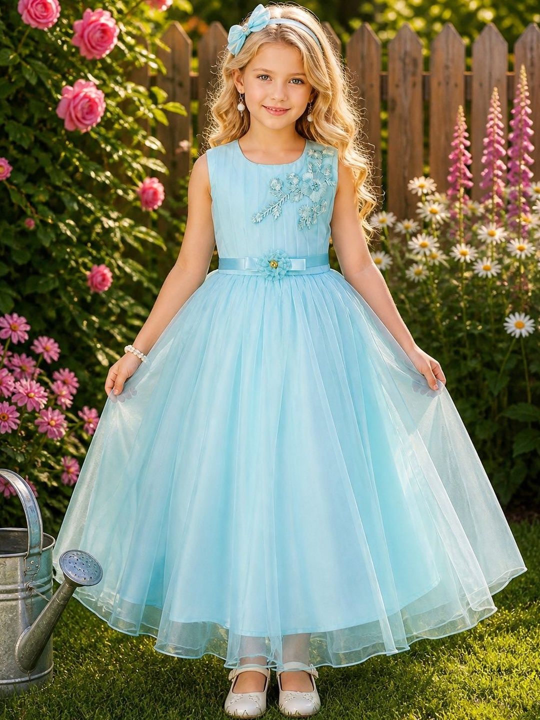 Dripteen Net Sleeveless Dress-picture-13