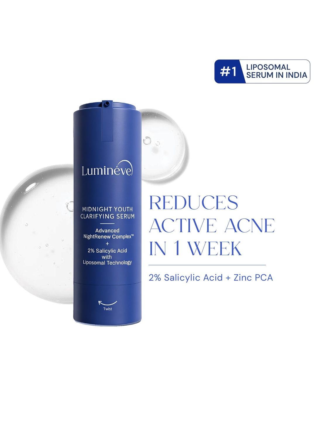 Lumineve Youth Clarifying Face Serum with 2% Salicylic Acid - 30 ml-image-22