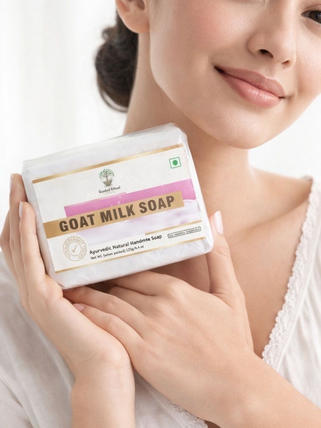 RootedRitual Natural Goat Milk Soap - 125 g-picture-37
