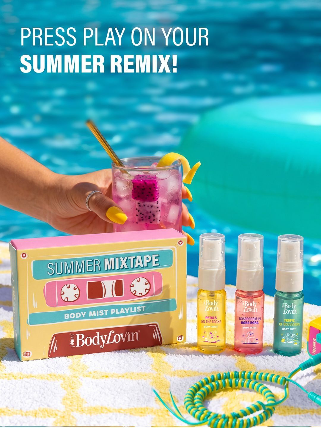 Plum Set Of 3 Lovin'Summer Mixtape Body Mist - 5 ml Each-picture-46