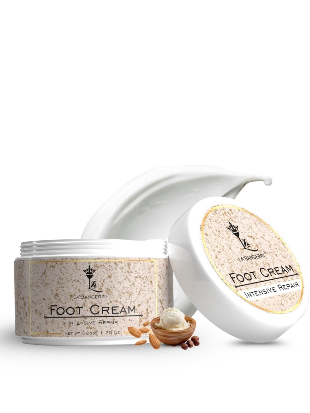 La'bangerry Intensive Repair Foot Cream For Cracked Heels - 50 g-image-1