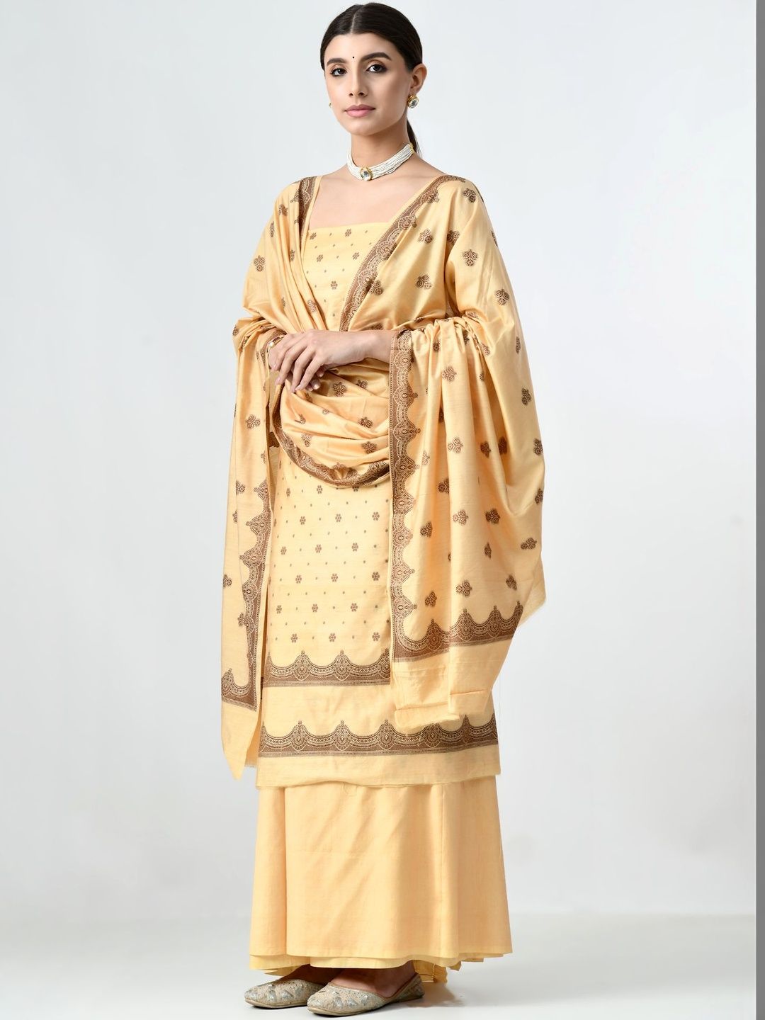 KALINI Printed Unstitched Dress Material-picture-21