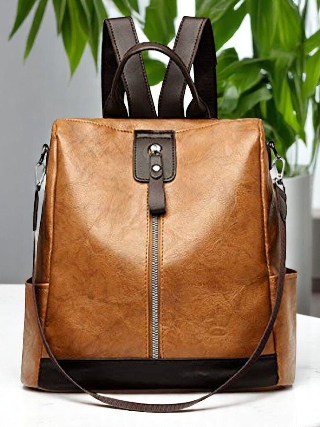 MomsyStore Women Colourblocked Backpack-image-47