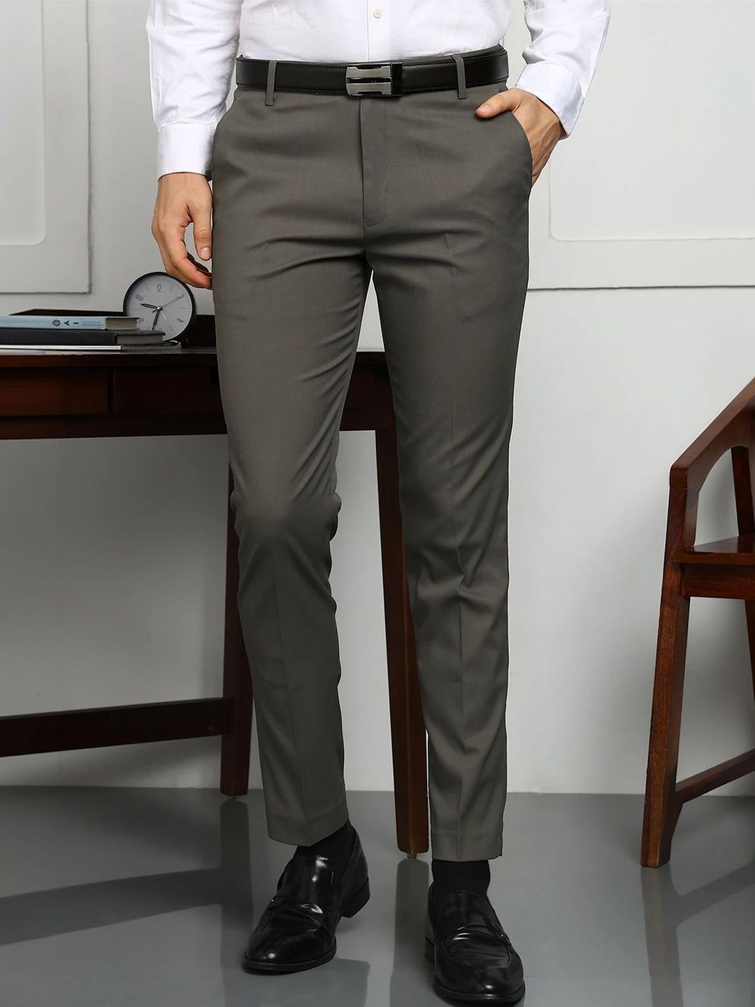 encore by INVICTUS Men Slim Fit Trousers-picture-36