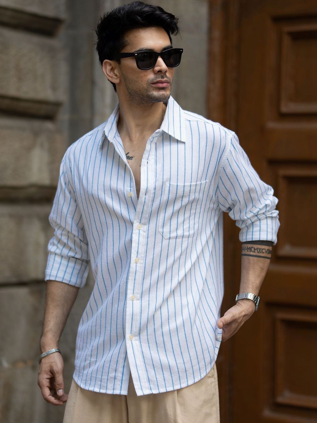 Powerlook Men Striped Casual Shirt-picture-31
