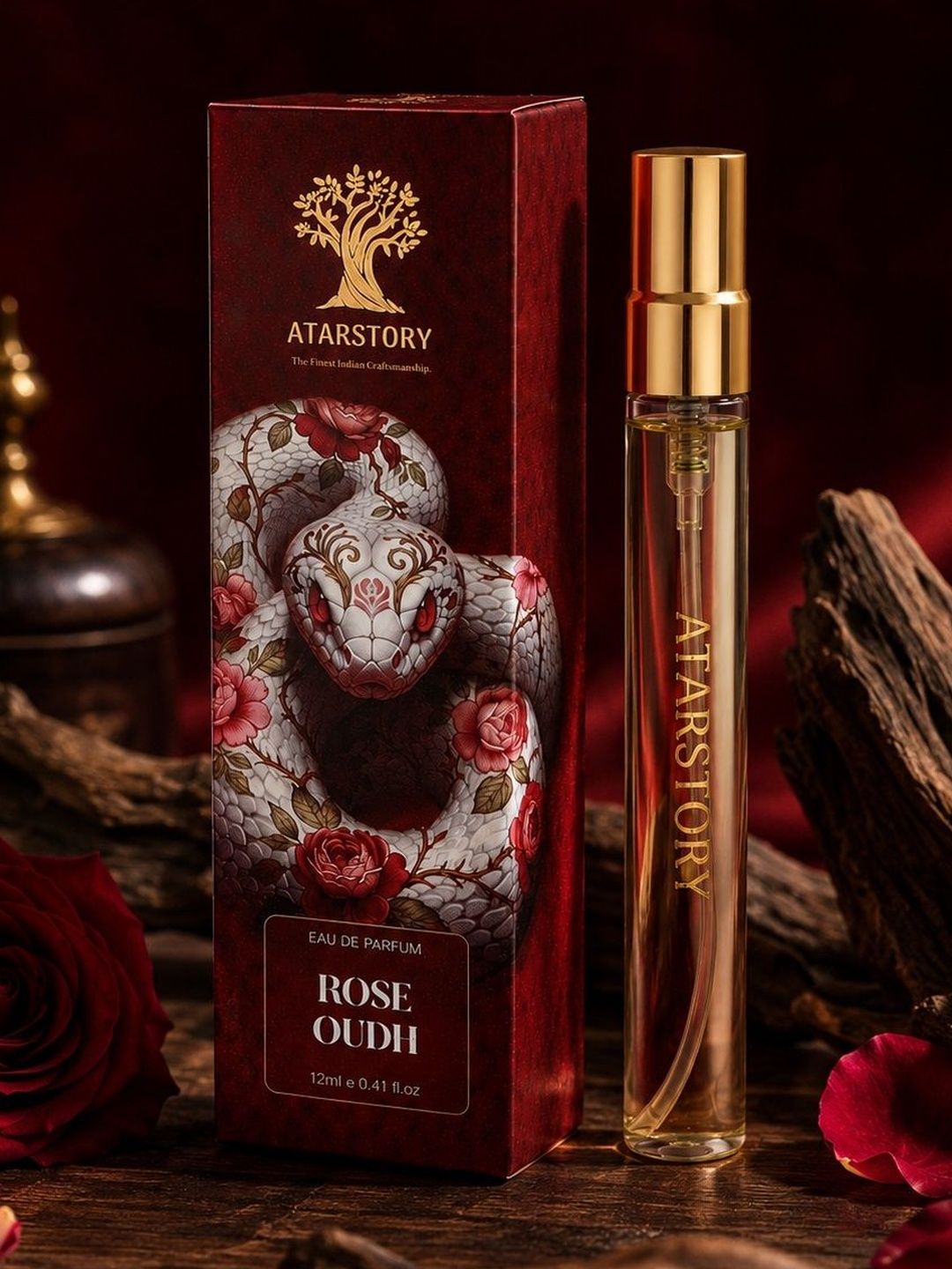 ATARSTORY Rose Oudh Long Lasting Eau De Parfum - 12 ml-picture-52