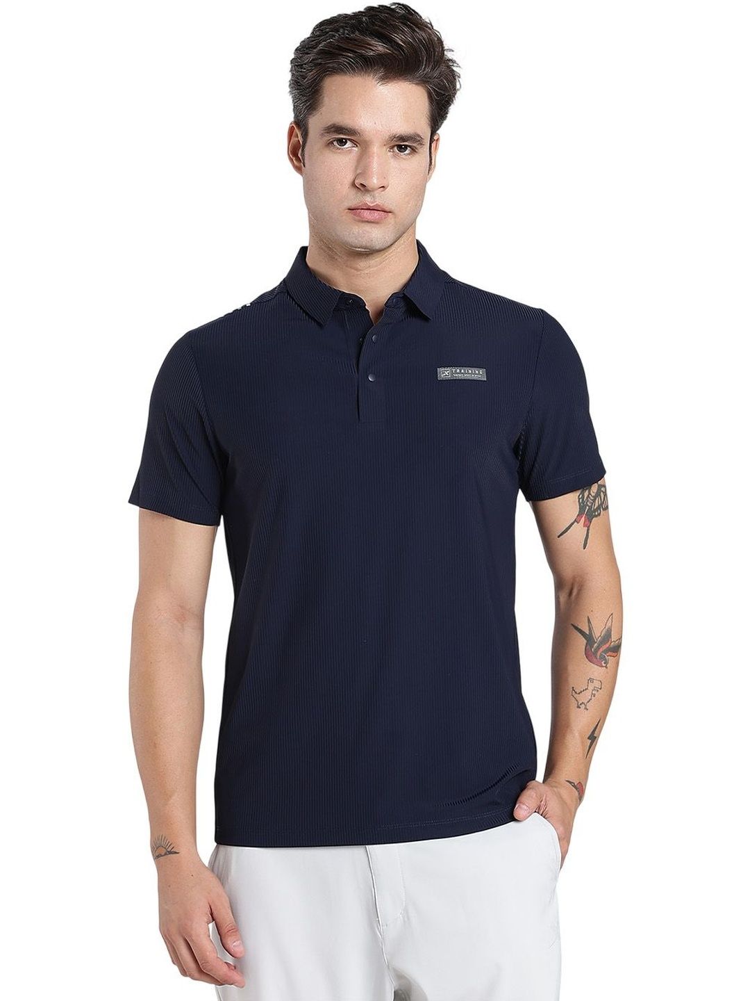 Xtep Men Polo Collar T-shirt-picture-24