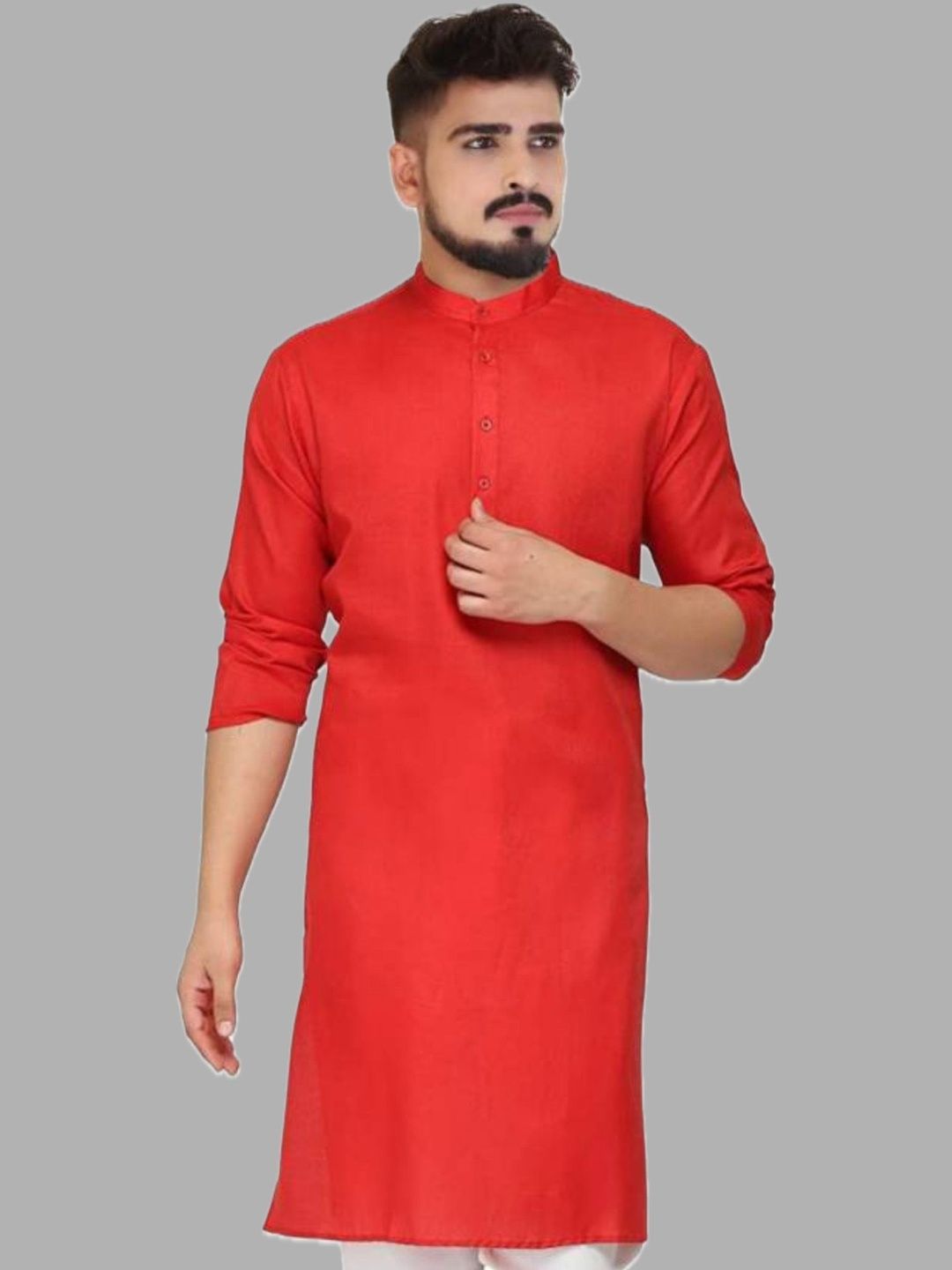 HERE&NOW Men Cotton Kurta-picture-53