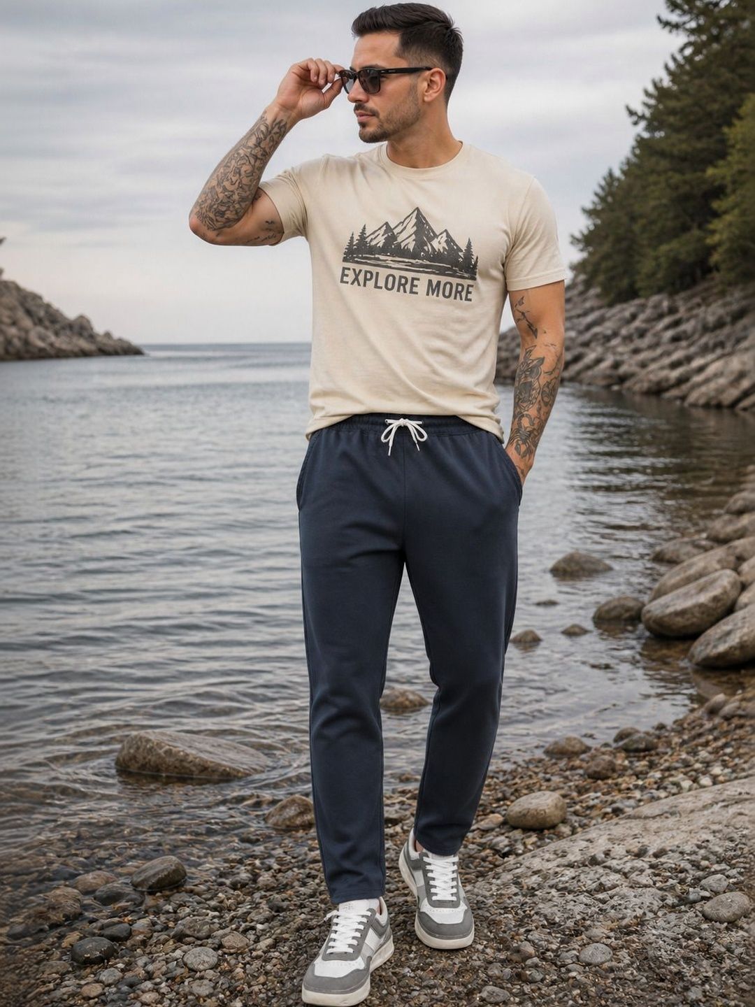 SZN Men Regular Fit Track Pants-picture-16