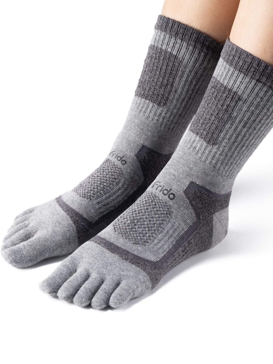FRIDO Men Cotton Colourblocked Calf Length Socks-picture-27