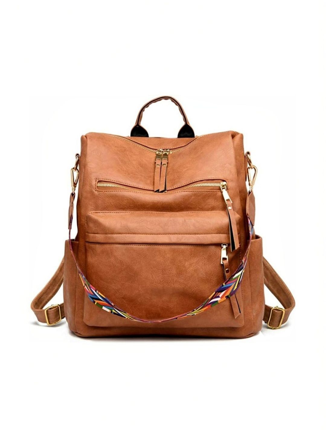 MomsyStore Women Colourblocked Backpack-image-1