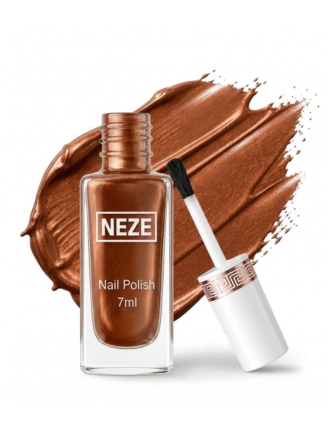 Neze Chip Resistant Nail Polish - 7 ml - Brown-picture-29