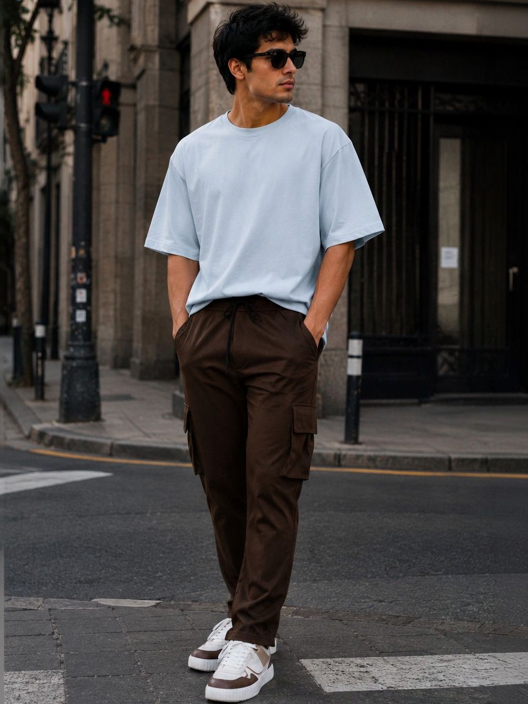 SZN Men Smart Cargos Trousers-picture-11