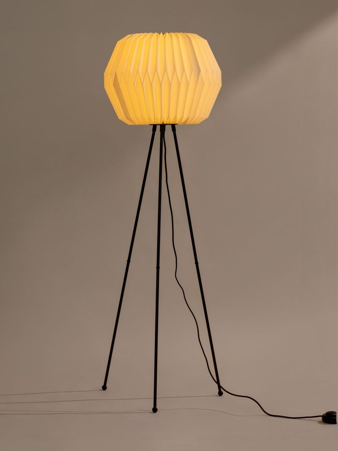 FIG White & Black Textured Metal Spherical Floor Lamps-image-43