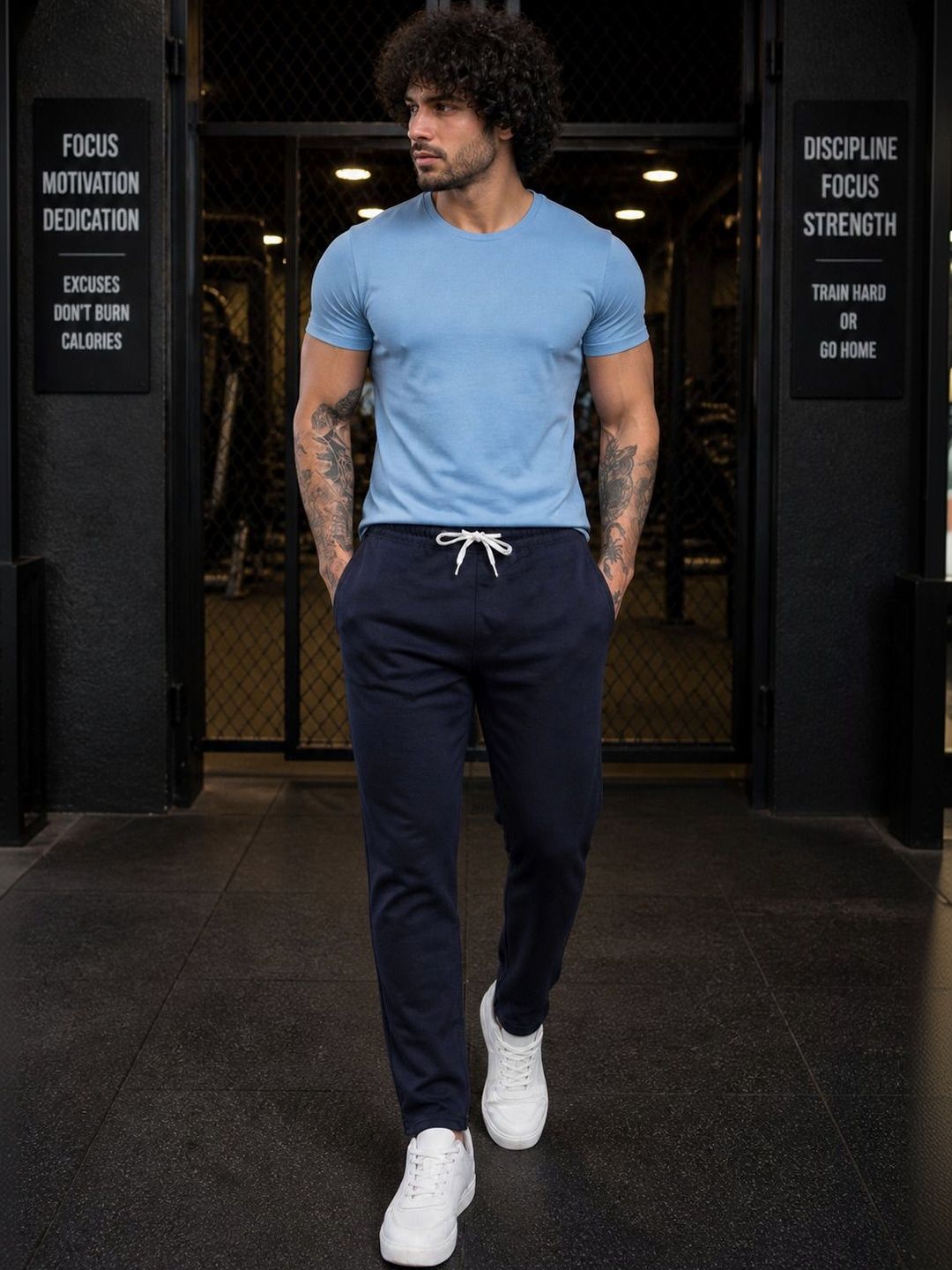SZN Men Regular Fit Training Track Pants-picture-19