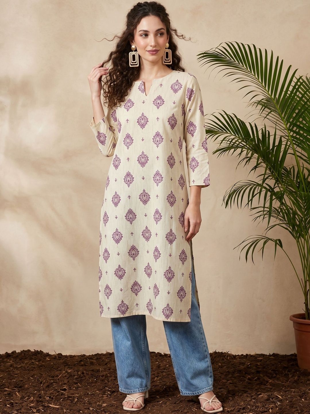 Anouk Rustic Women Ethnic Motifs Printed Kurta-picture-26