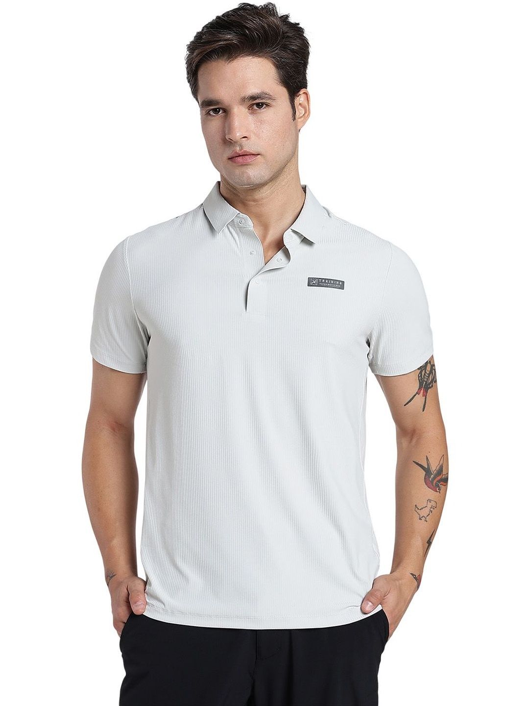 Xtep Men Polo Collar Pockets T-shirt-picture-25