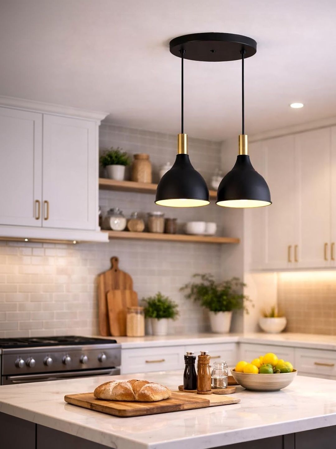 OJIT LIGHT DECORATION Black & Black Aluminium Contemporary Ceiling Lamp-picture-14