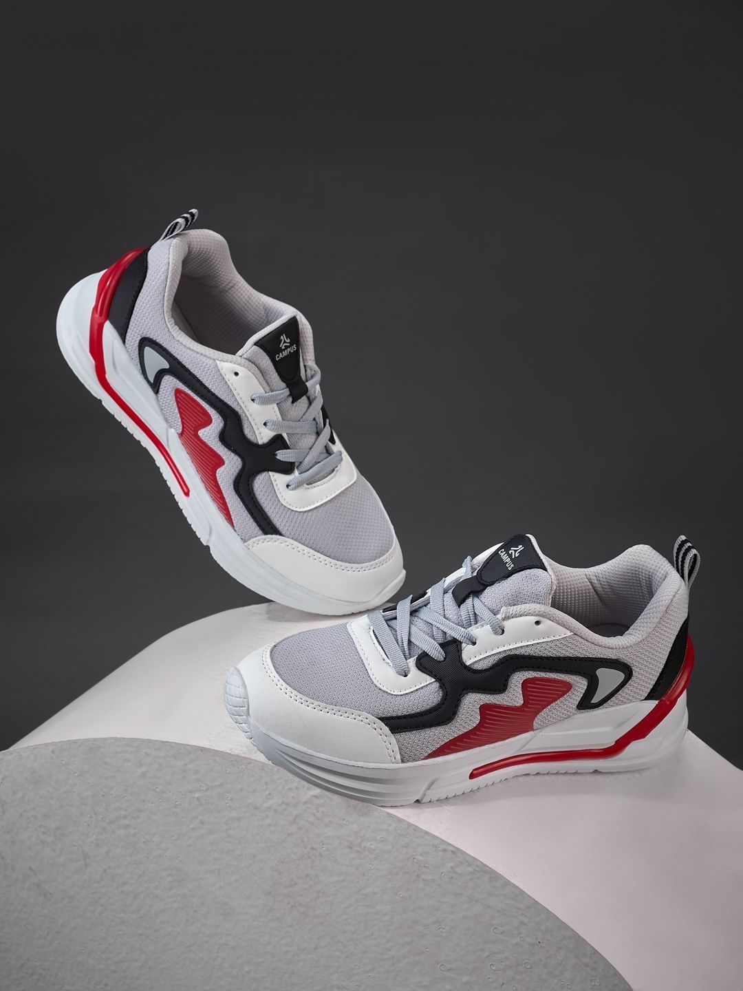 Campus Unisex Kids Colourblocked Sneakers-picture-19