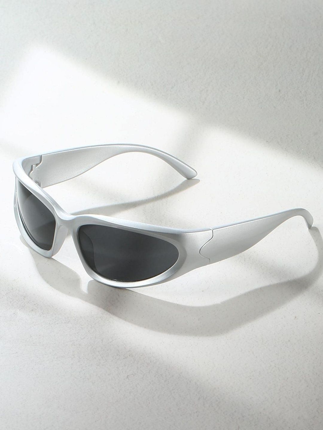 IFLASH Unisex Black Lens & Silver-Toned Sports Sunglasses with-picture-35