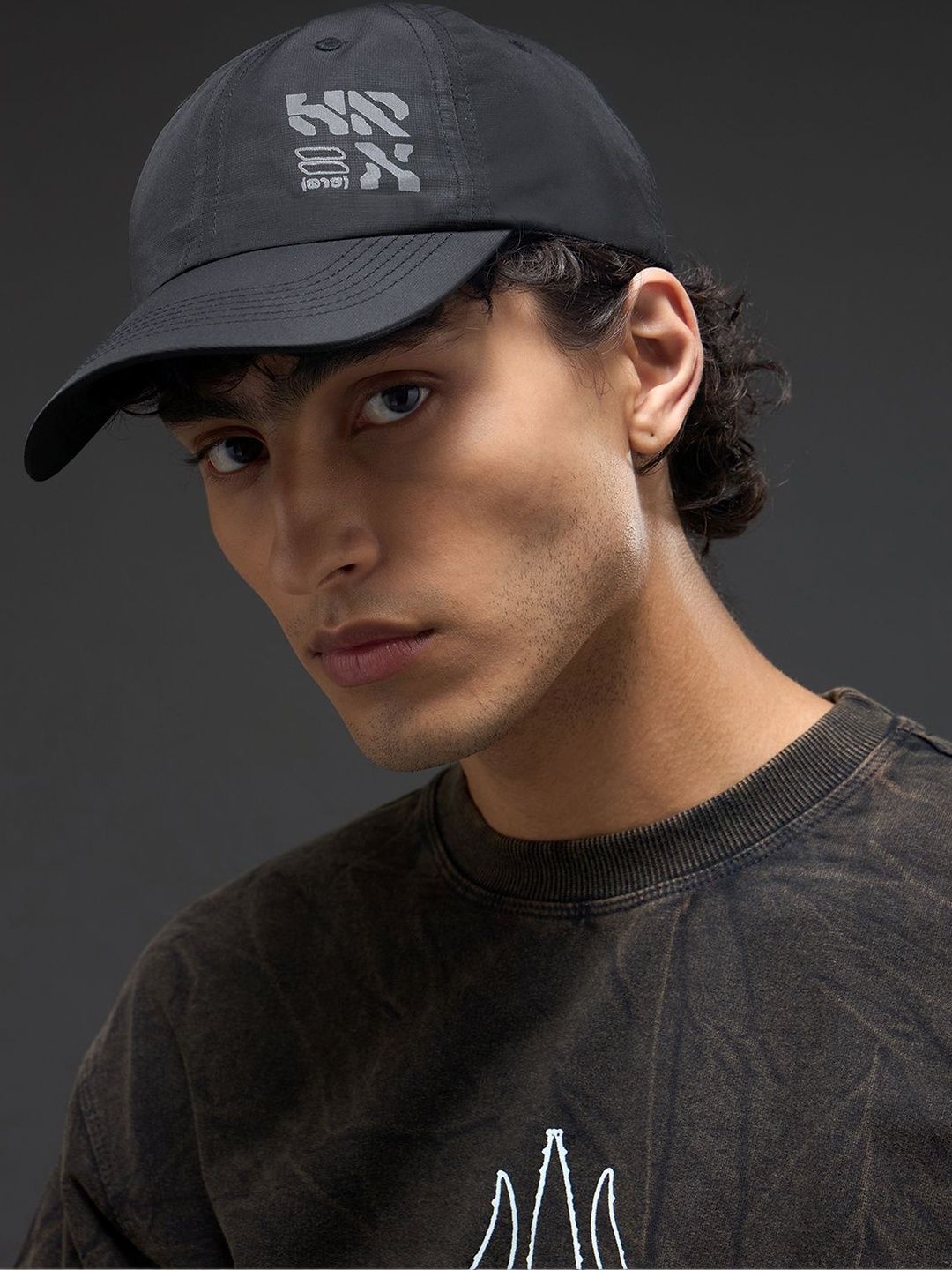 HRX by Hrithik Roshan Unisex Printed Snapback Cap-image-3
