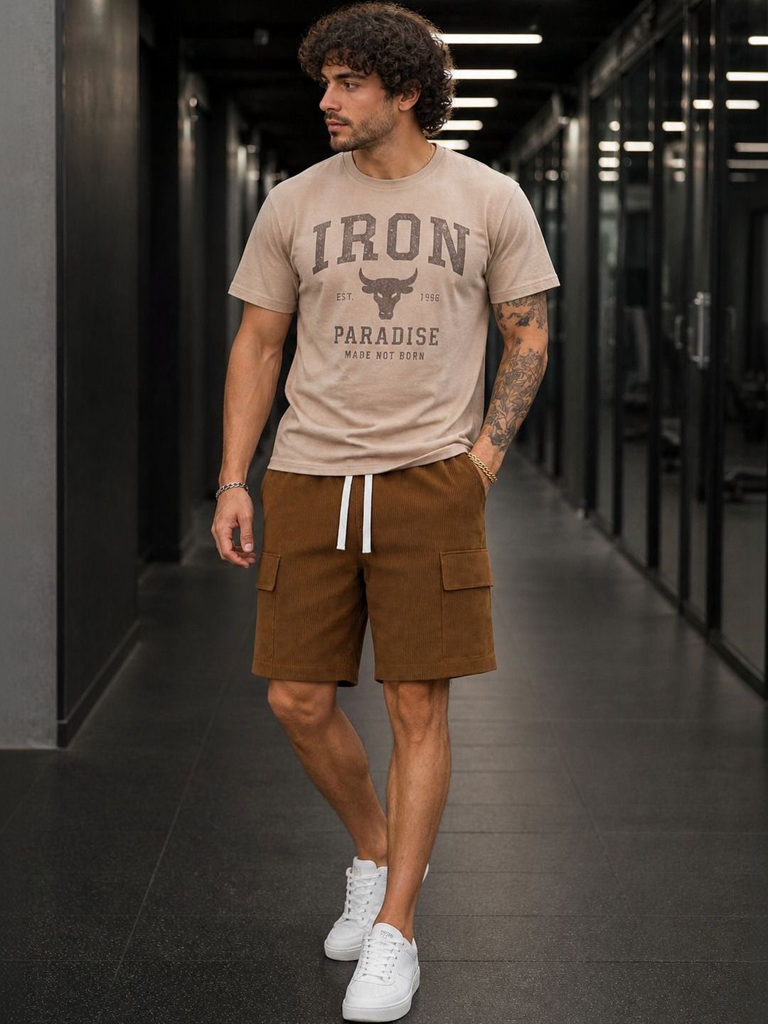 MaverIQ Men Running Cargo Shorts-picture-23
