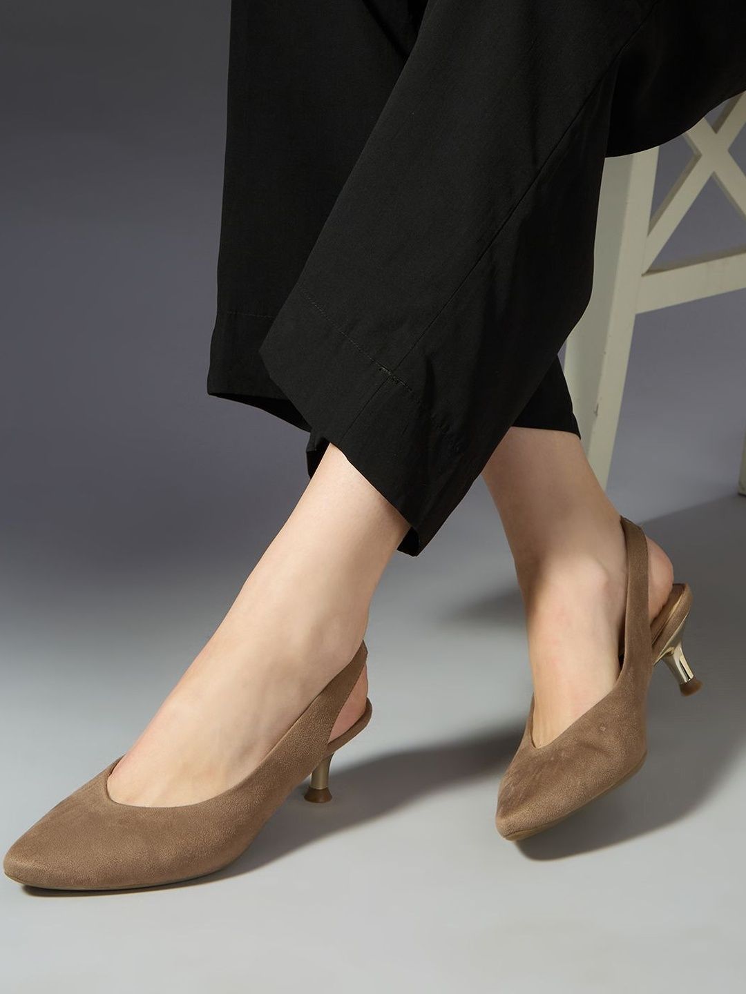 Inc 5 Suede Work Kitten Pumps-picture-50