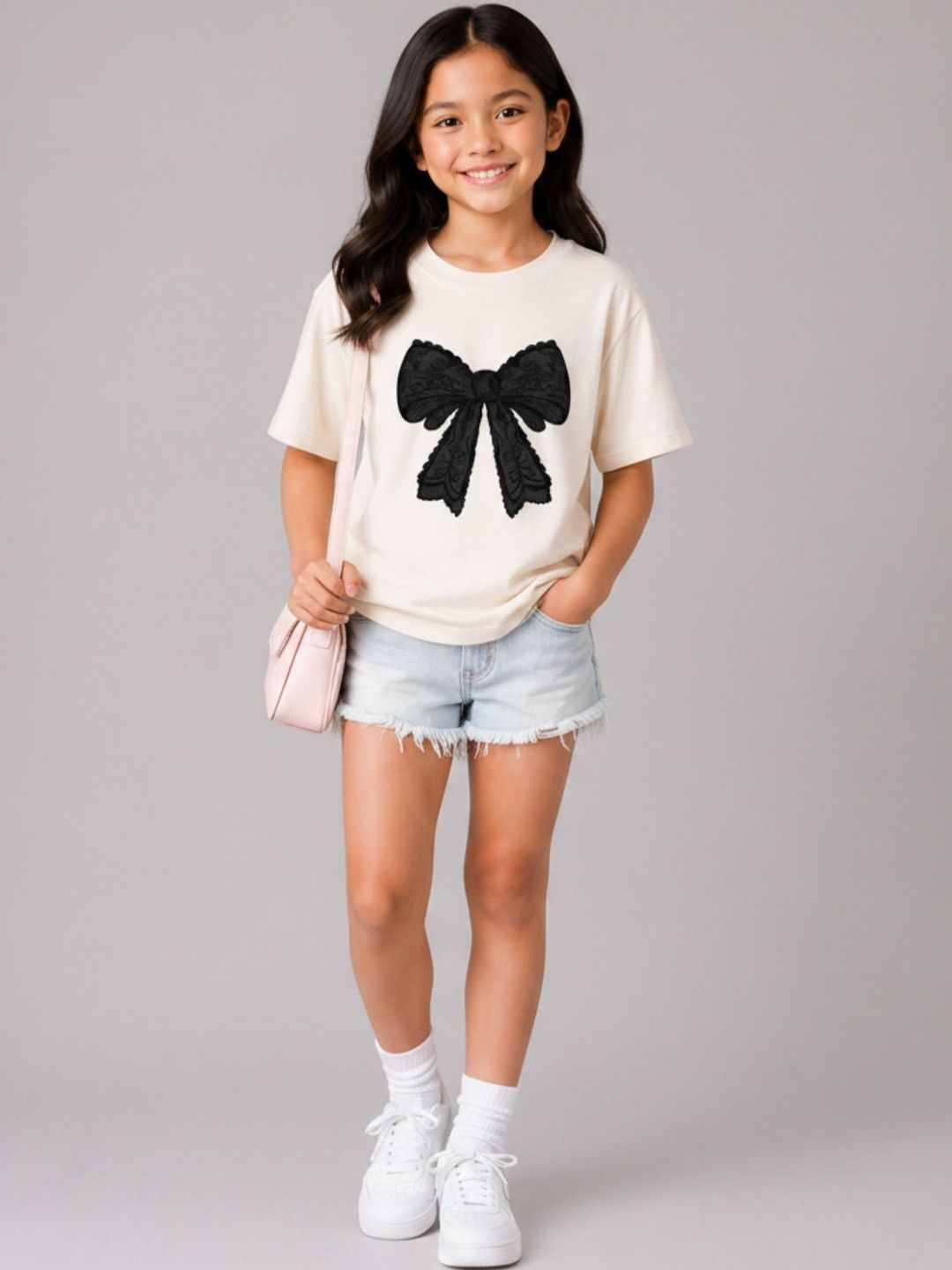 pixel punk BAESD Girls Printed Bio Finish Cotton T-shirt-picture-46