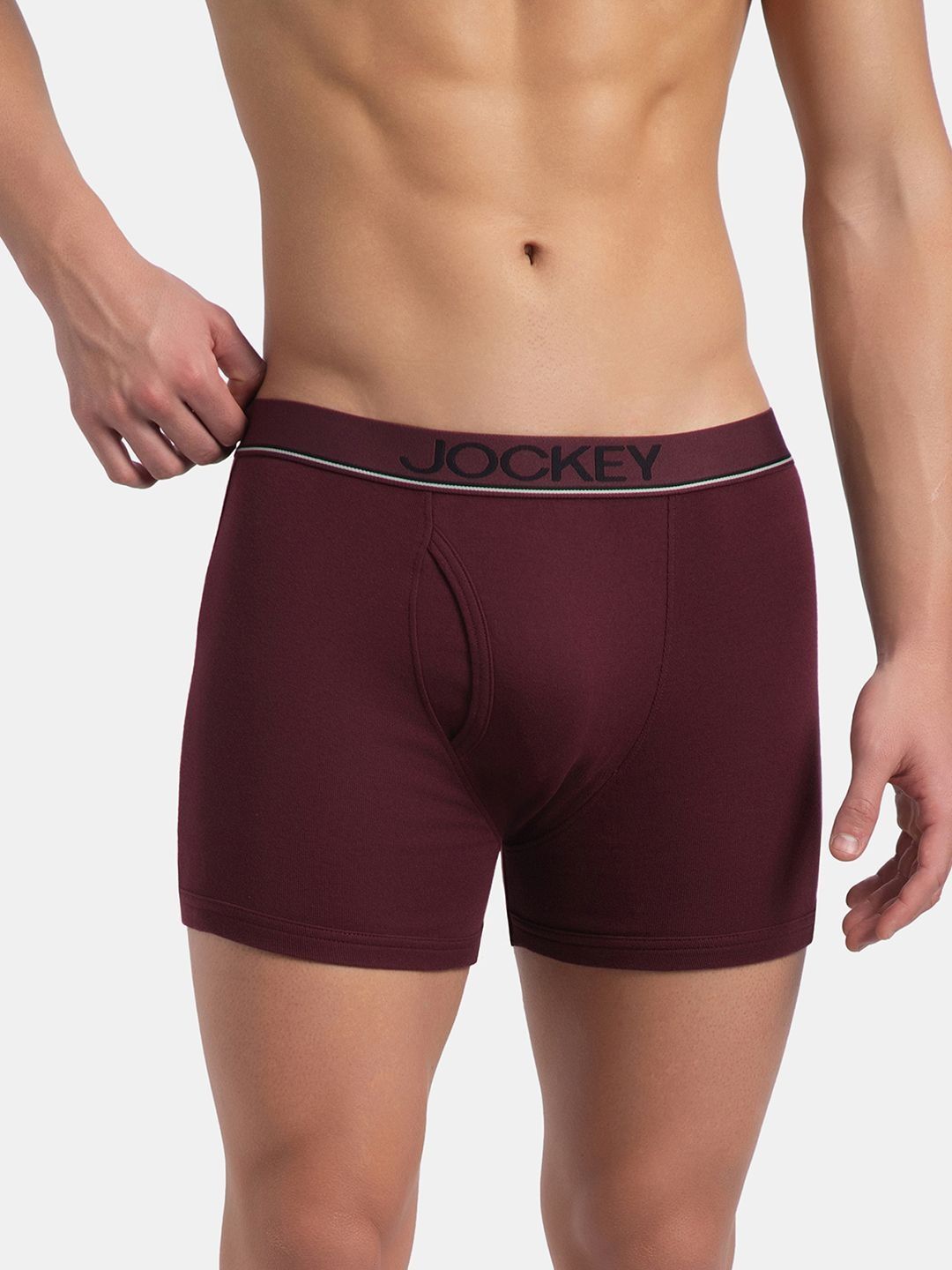 Jockey Cotton Solid Trunks-picture-21