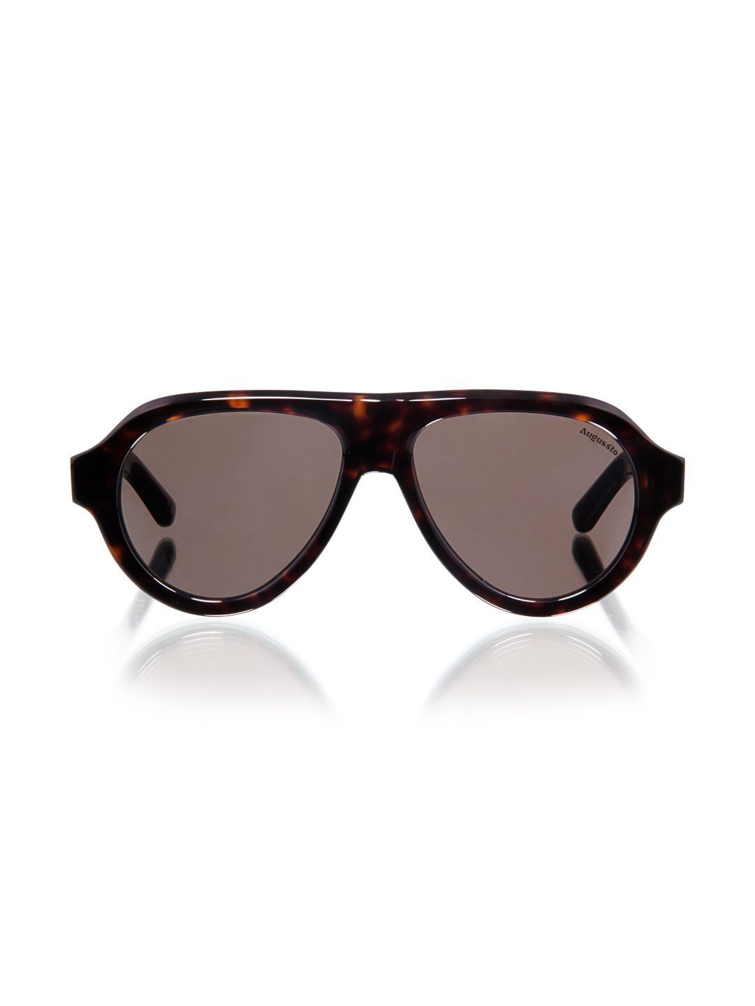 Augussto Unisex Brown Lens & Brown Aviator Sunglasses with-picture-39