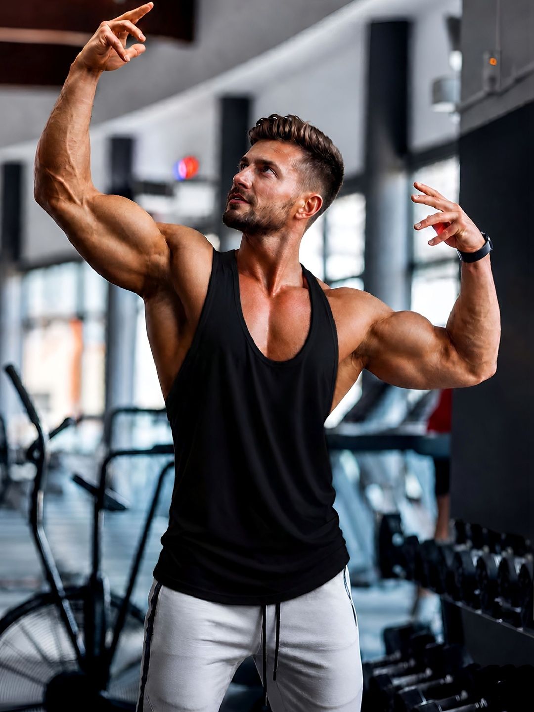 Friskers Cotton Gym Vest-image-13