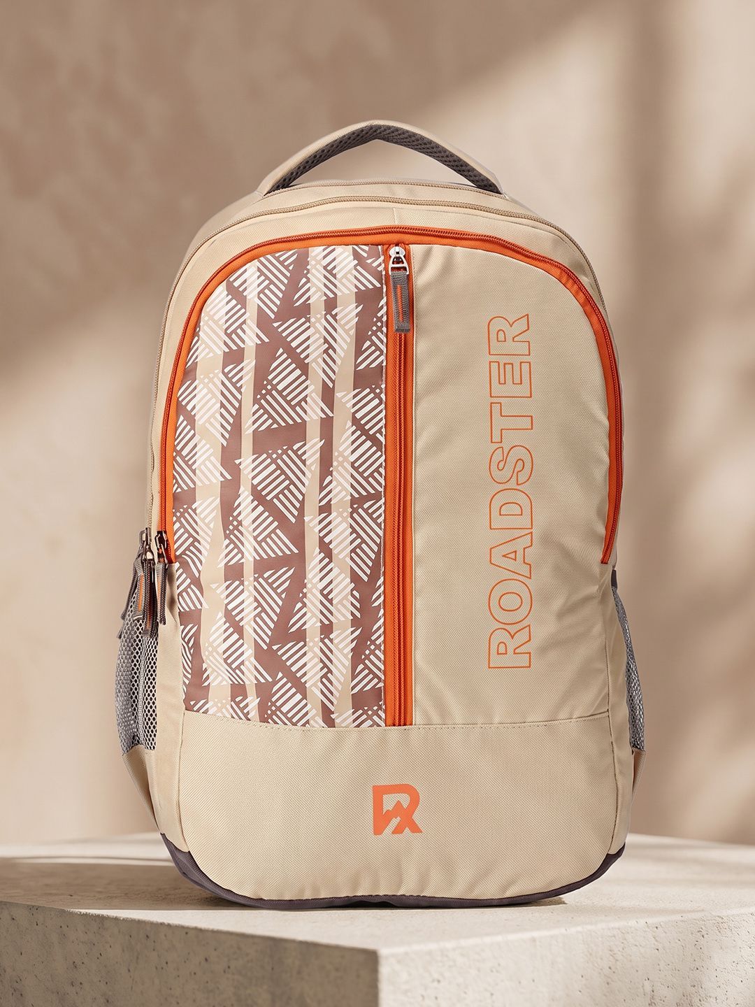 The Roadster Life Co. Unisex Graphic Printed Contrast Detail Backpack