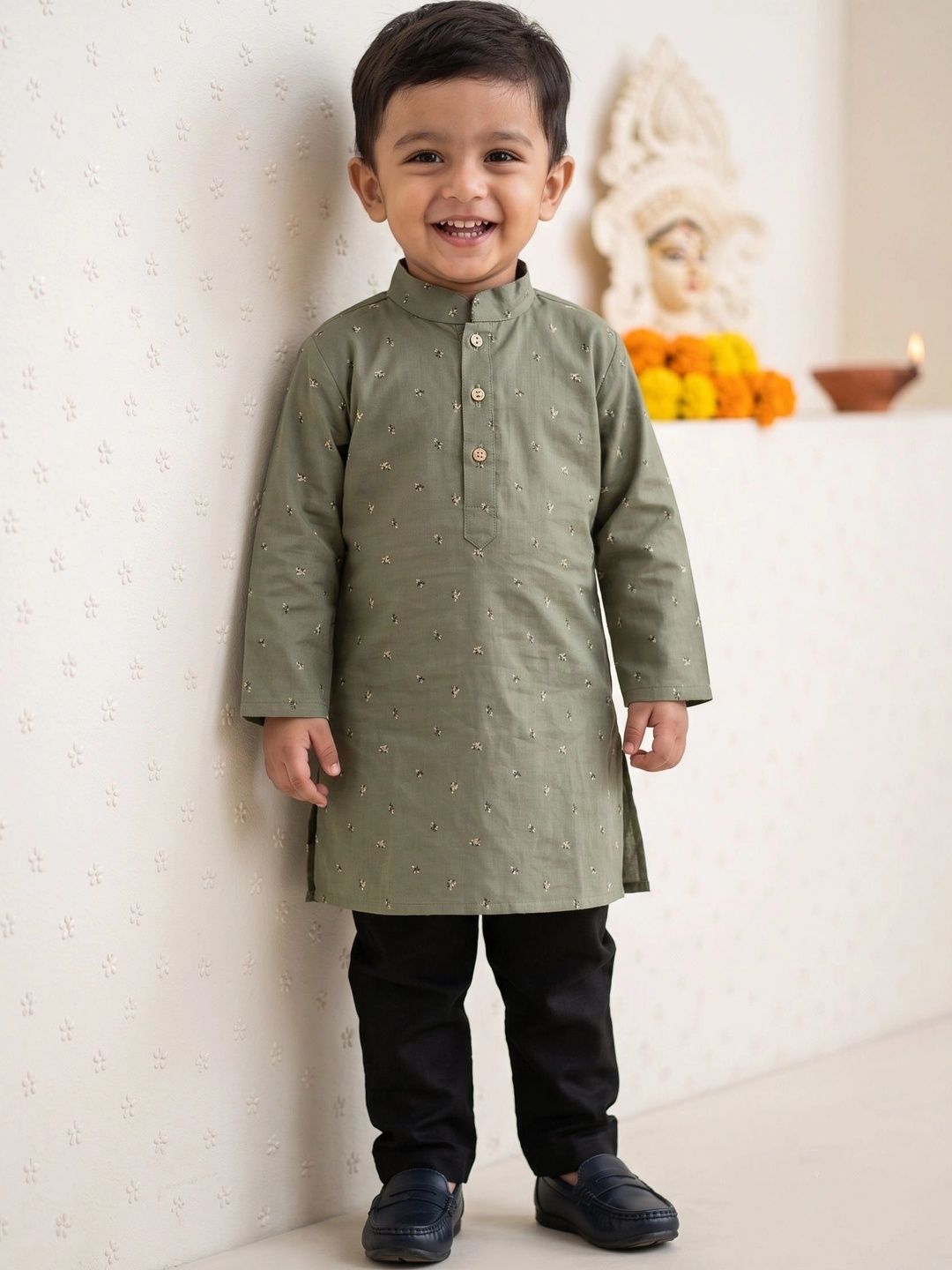 TAKE STYLE Boys Printed Regular Kurta with Pyjamas-picture-50