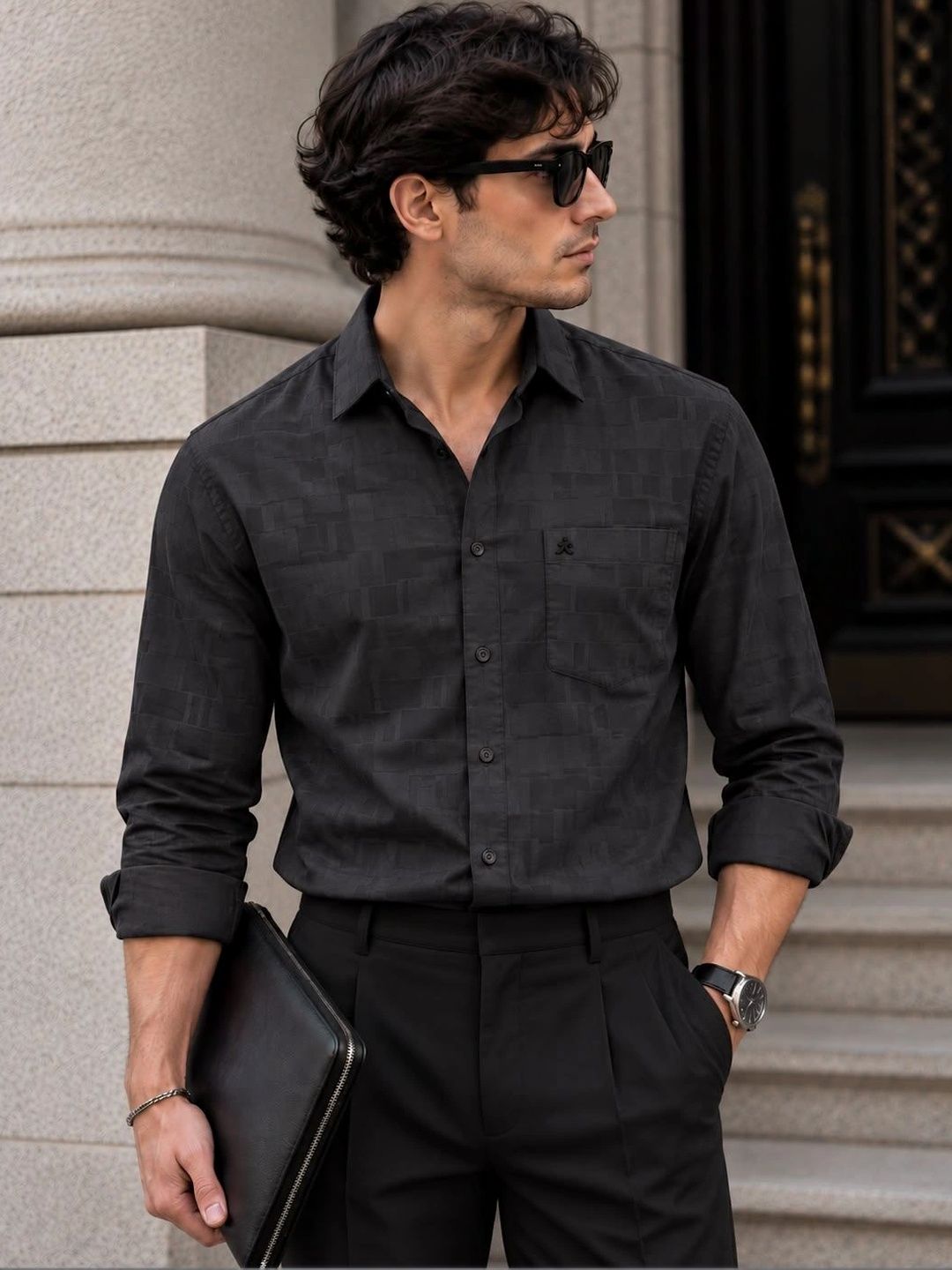 XKIND XKIND Men Standard Slim Fit Shirt