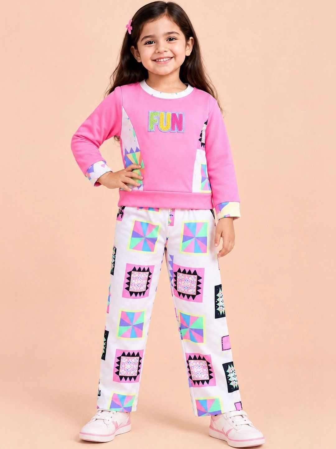 YK Girls Printed Trousers-picture-24