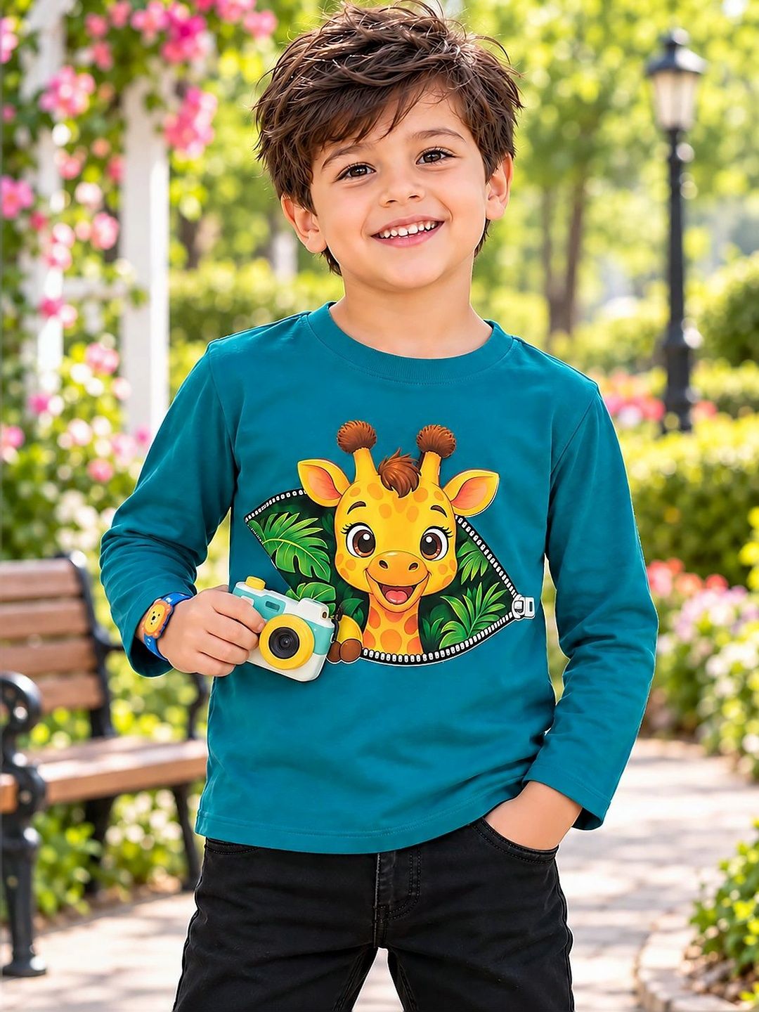 COUTUME COLLECTIONS Boys Printed 3D Fit T-shirt-picture-19
