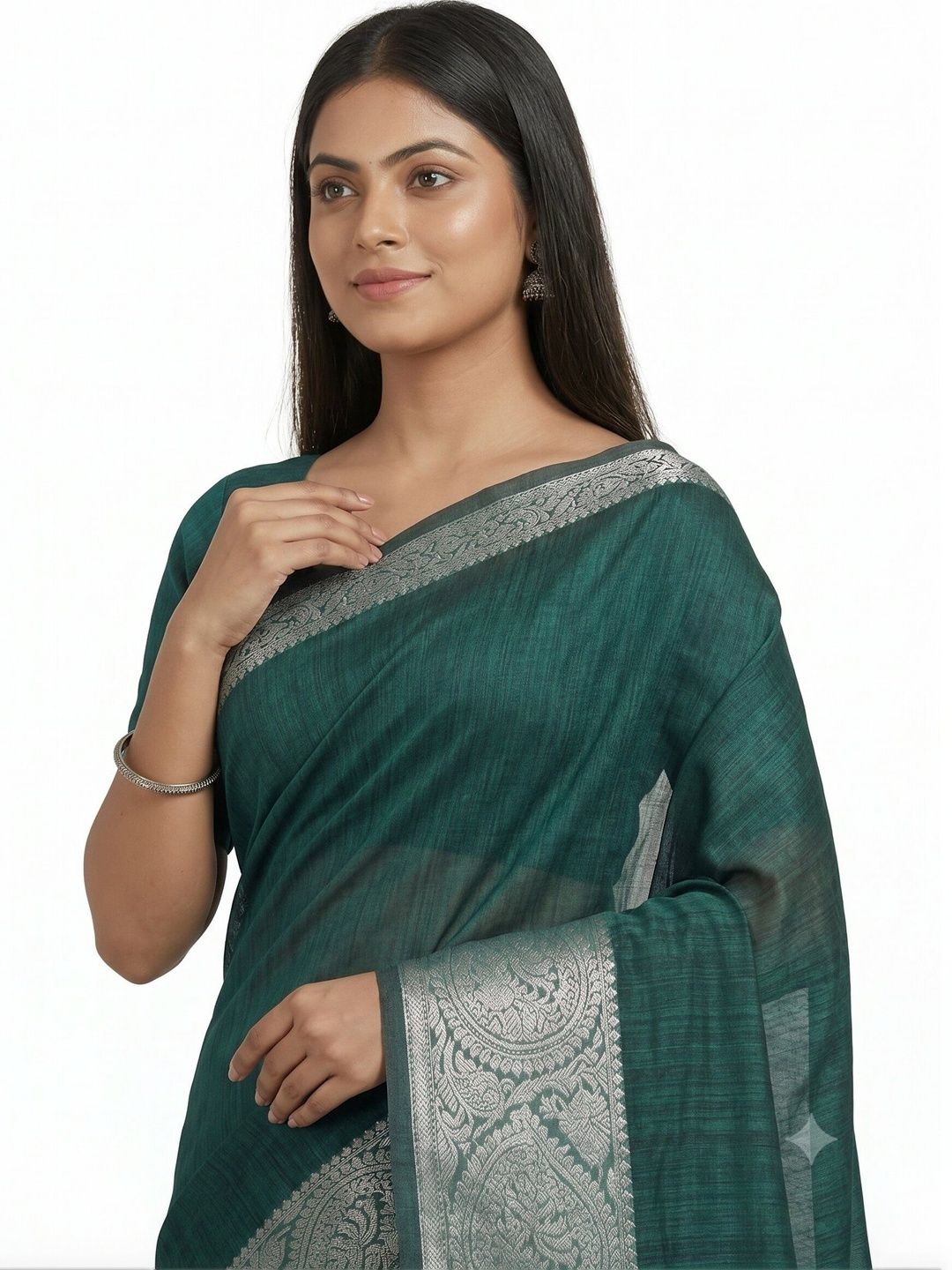 ANAYA SAREES ANAYA SAREES Woven Design Zari Silk Cotton Banarasi Saree