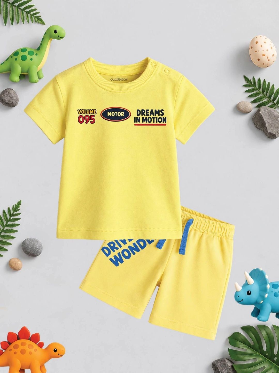 Cuddleloom Boys Printed T-shirt with Shorts-picture-13