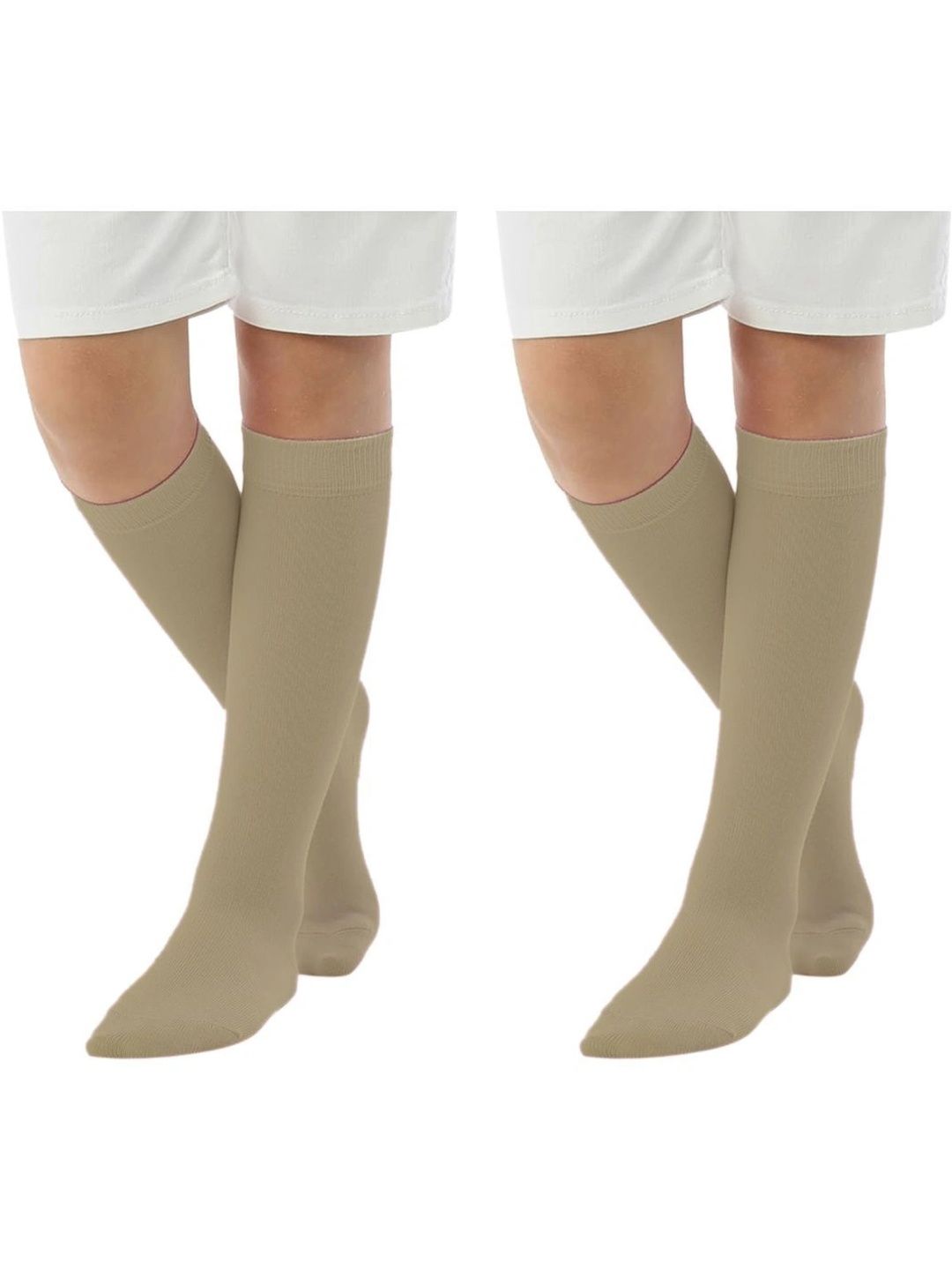 MUKHAKSH Boys Pack of 2 Cotton Blend Knee Length Socks-picture-18