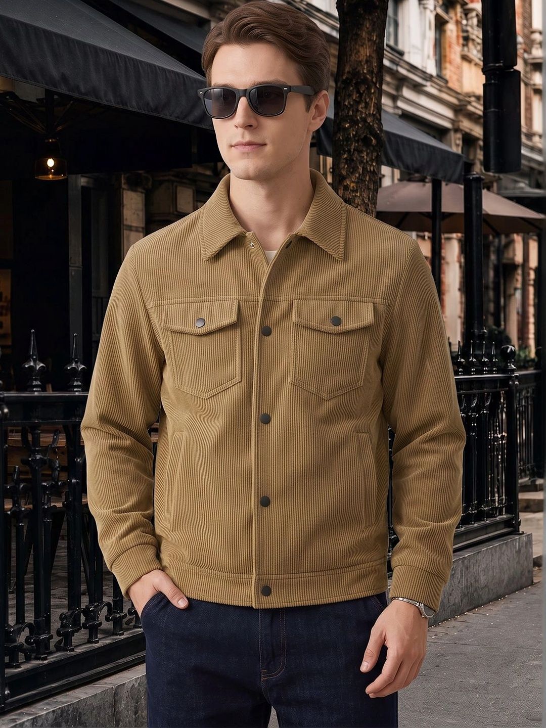 Suo Suo Men Denim Jacket