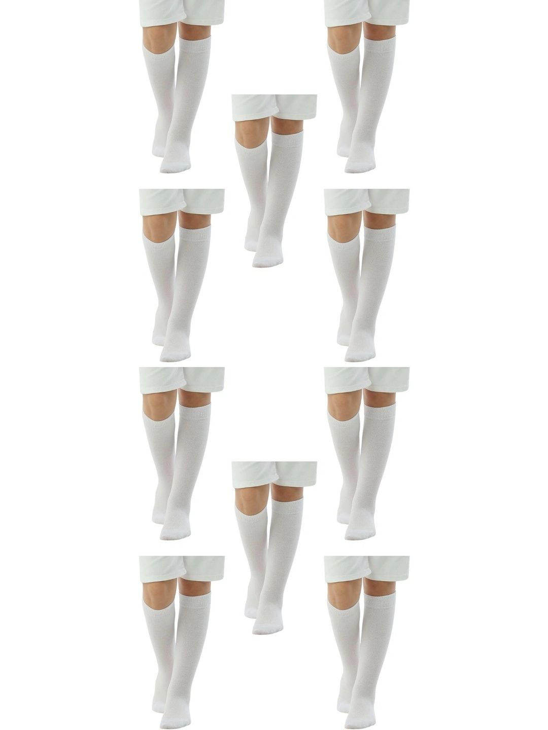 MUKHAKSH Boys Pack of 10 Cotton Blend Knee Length Socks-picture-14