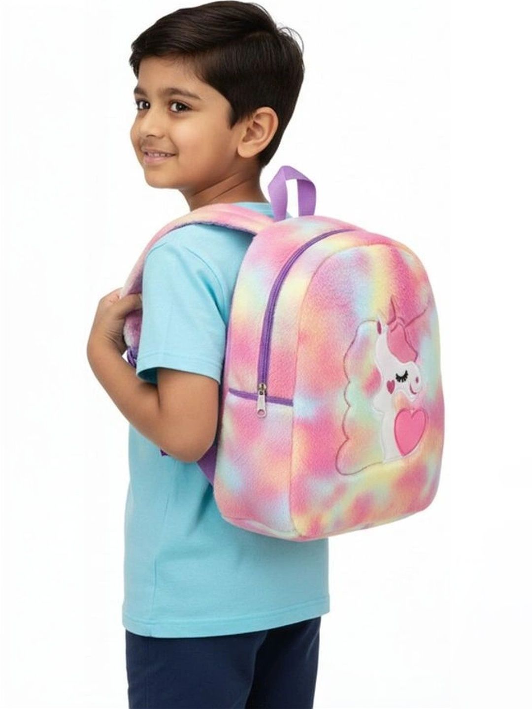 EVLINLIFESTYLE Unisex Kids Graphic Applique Backpack-picture-36