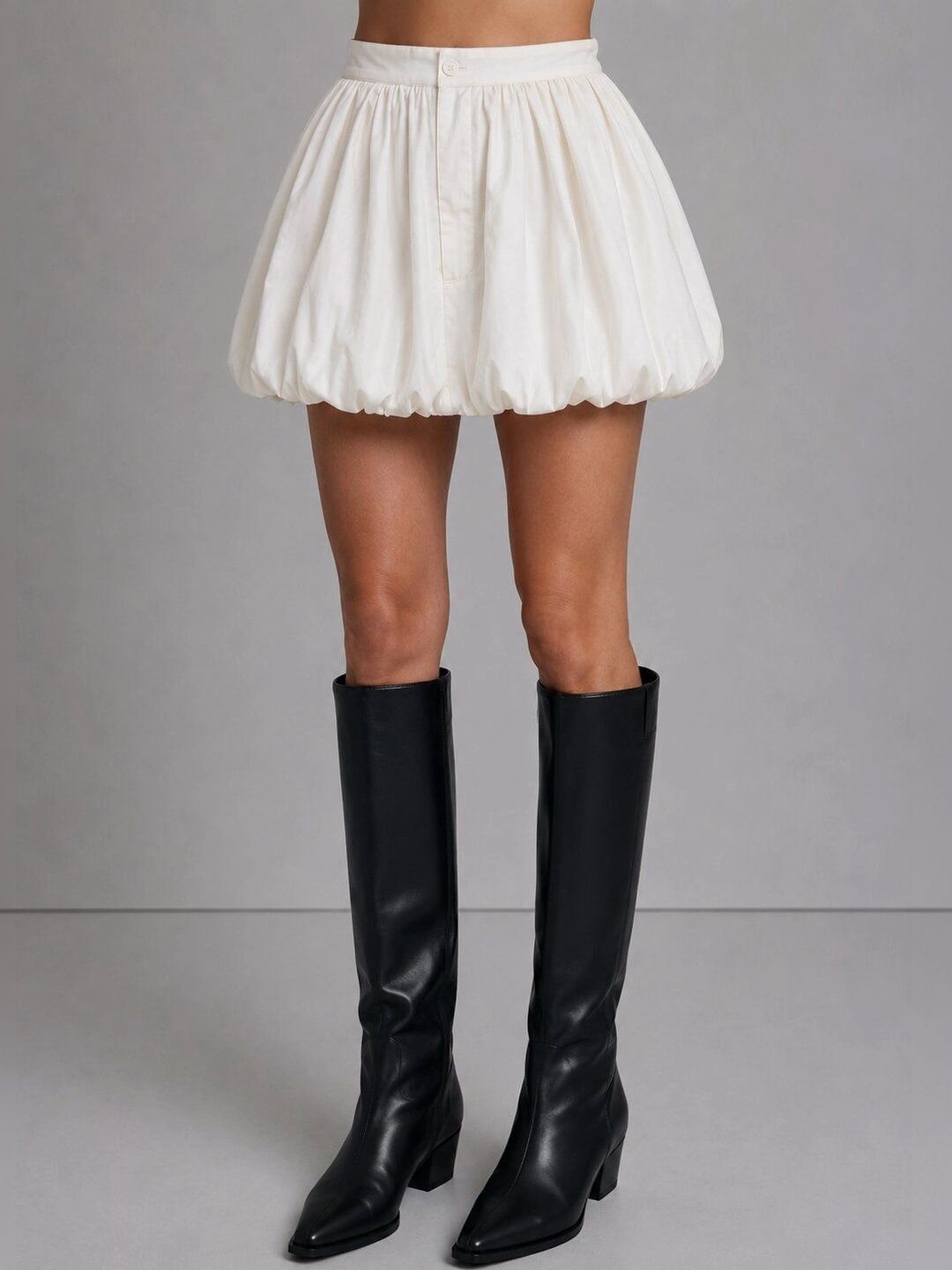 CORSICA Women Pure Cotton Mini Balloon Skirt-picture-1