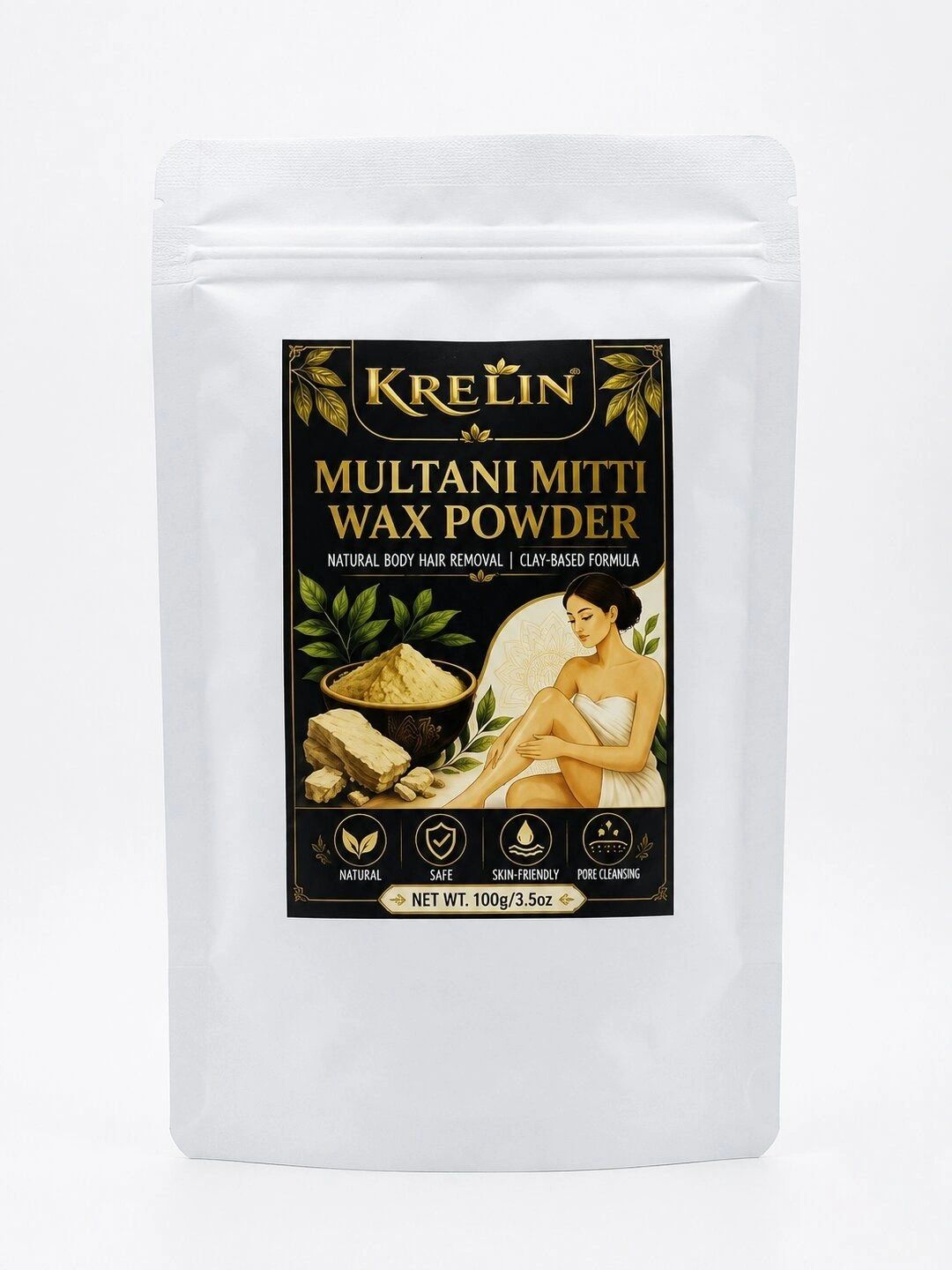 Krelin Multani Mitti Powder Wax - 100 g-picture-21