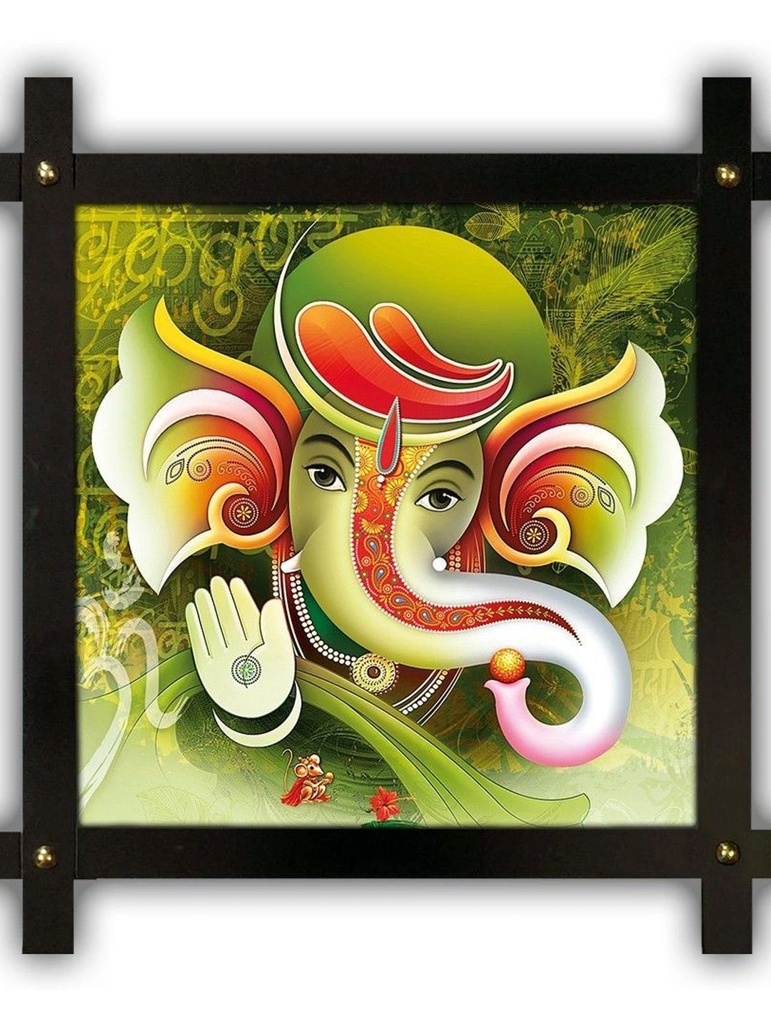 PnF Multicoloured Wood Religious Wall Paintings-picture-35