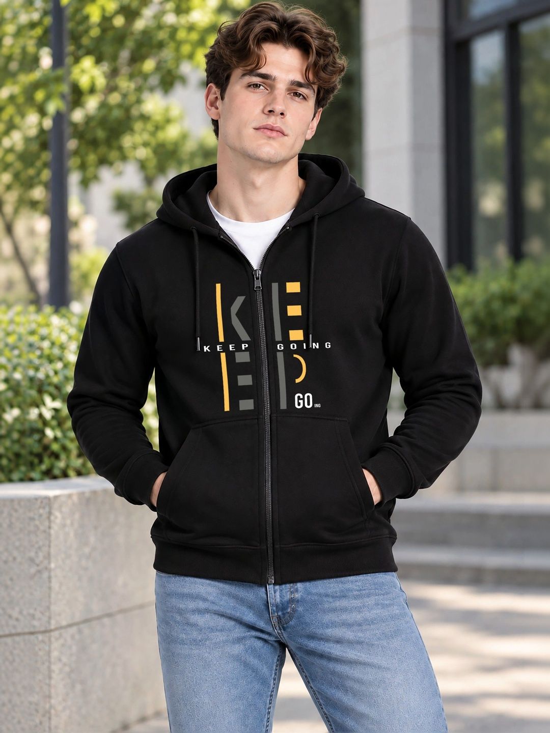 SLOWLORIS Men Printed Hooded Sweatshirt-picture-23