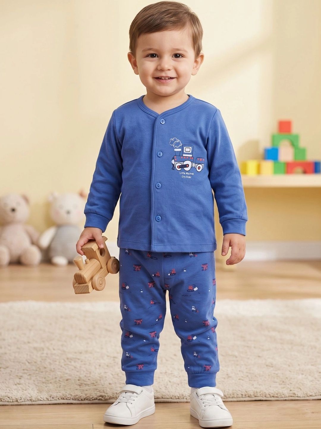 BUMZEE Boys Printed Night suit-picture-13